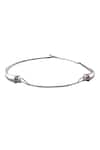 Buy_Tribe Amrapali_Silver Enamel Makra Waist Belt _at_Aza_Fashions