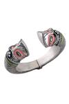 Buy_Tribe Amrapali_Silver Plated Enamel Chandrika Makra Bracelet _at_Aza_Fashions