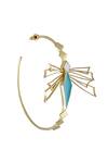 Varnika Arora_Elira Enamelled Hoops Earrings_Online_at_Aza_Fashions