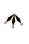 Varnika Arora_Diamond Motif Stud Earrings_Online_at_Aza_Fashions