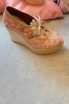 Shop_Tiesta_Pink Embroidered Sneaker Wedges _Online_at_Aza_Fashions