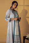 Arte-Alter_White Alban Striped Woven Tunic_at_Aza_Fashions