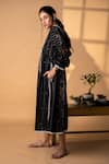 Buy_Arte-Alter_Black Handwoven Handloom Cotton Dusky Checkered Woven Tunic_Online_at_Aza_Fashions