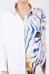 Buy_Linen Bloom_White Linen Zebra Shirt Collar Print _Online_at_Aza_Fashions
