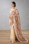 Buy_Torani_Beige Handwoven Chanderi Embroidered Chintz Kasturi Revathi Saree _at_Aza_Fashions