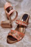Shop_Around Always_Peach Embroidery Ivey Block Heels _at_Aza_Fashions
