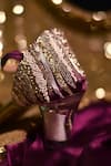 Buy_Around Always_Purple Embroidery Zia Heeled Sandals _Online_at_Aza_Fashions