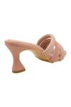 Shop_Veruschka By Payal Kothari_Pink Diamante Strappy Louis Heels _at_Aza_Fashions