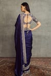 Shop_JAYANTI REDDY_Purple Silk Embroidered Floral Saree With Blouse  _at_Aza_Fashions