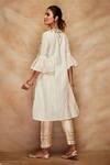 Buy_Gulabo by Abu Sandeep_White Gota Embellished Pencil Pant _Online_at_Aza_Fashions