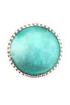 Sangeeta Boochra_Blue Circular Stud Earrings _Online_at_Aza_Fashions