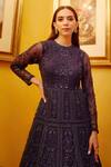 Buy_Shasha Gaba_Blue Net Floral Embroidered Gown_Online_at_Aza_Fashions