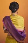Shop_Dressfolk_Multi Color 100% Handloom Linen Handwoven Zari Setarah Ombre Saree For Women_at_Aza_Fashions