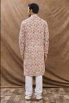 Shop_Aham-Vayam_Multi Color Cotton Embroidered Floral Print Kurta Set _at_Aza_Fashions