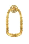 Masaba_Gold Plated Ivory Coast Hoops _Online_at_Aza_Fashions