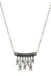 Masaba_Silver Plated Matsya Myth Pendant Necklace_Online_at_Aza_Fashions