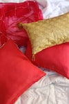 Buy_Raffinee_Gold Cotton Polyester Blend Embroidery Cushion Cover Of 3 _Online_at_Aza_Fashions