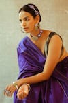 NakhreWaali_Purple Organically Dyed Beads Tajdar Handcrafted Sheeshphool_Online_at_Aza_Fashions