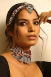 Buy_NAKHREWAALI_Multi Color Organically Dyed Beads Kamli Handcrafted Choker_at_Aza_Fashions