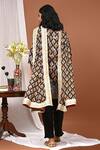 Shop_NUHH_Black Dupatta- Daman, Kurta- Daman, Embroidered Set_at_Aza_Fashions