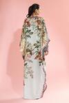 Shop_Rajdeep Ranawat_Blue Verusha Silk Printed Kaftan_at_Aza_Fashions