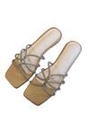 Buy_Cinderella By Heena Yusuf_Beige Knotted Flats _at_Aza_Fashions