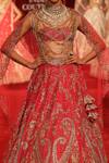 Shop_Dolly J_Red Maya Paisley Embroidered Lehenga Set_at_Aza_Fashions