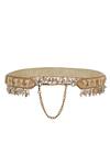 Lovetobag_Gold Semi-precious Nuggets Amara Bead Embellished Belt _Online_at_Aza_Fashions