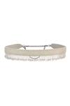 Buy_Lovetobag_Ivory Japanese Beads Kiah Embellished Belt _at_Aza_Fashions