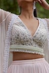 Shop_Lovetobag_Ivory Japanese Beads Noori Embellished Belt _at_Aza_Fashions