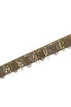 Buy_Lovetobag_Gold Luminous Japanese Micro Bead And Baroque Pearl Embellishment Ruche Belt _Online_at_Aza_Fashions