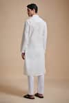 Shop Raghavendra Rathore Blue White Suiting Plain Angular Achkan Kurta at Aza Fashions Shop_Raghavendra Rathore Blue_White Suiting Plain Angular Achkan Kurta _at_Aza_Fashions
