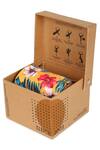 Shop_Tossido_Yellow Printed Tropical Tie_Online_at_Aza_Fashions