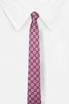 Buy_Tossido_Pink Print Geometric Tie_Online_at_Aza_Fashions