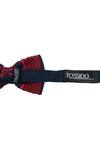 Shop_Tossido_Maroon Embroidered Colorblock Bow Tie_Online_at_Aza_Fashions