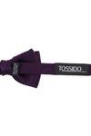Shop_Tossido_Purple Embroidered Colorblock Bow Tie_Online_at_Aza_Fashions