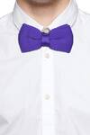 Buy_Tossido_Purple Embroidered Bow Tie_at_Aza_Fashions
