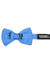 Shop_Tossido_Blue Embroidered Bow Tie_at_Aza_Fashions