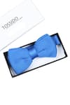 Buy_Tossido_Blue Embroidered Bow Tie_Online_at_Aza_Fashions