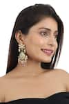Buy_Riana Jewellery_Gold Plated Pearls, Diamonds, Stones Embellished Choker Set _Online_at_Aza_Fashions
