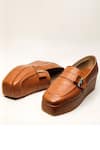 Buy_THE ALTER_Brown Tessa Platform Loafers _Online_at_Aza_Fashions