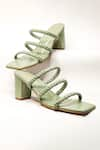 Shop_THE ALTER_Green Thea Braided Strap Block Heels _at_Aza_Fashions