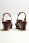 The Alter_Brown Buckles Audrey Slingback Wedges _at_Aza_Fashions