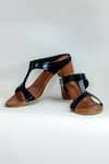 Buy_THE ALTER_Black Claire Colorblock Heels _at_Aza_Fashions