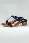 Shop_THE ALTER_Black Claire Colorblock Heels _Online_at_Aza_Fashions