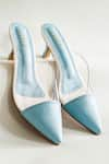 Buy_THE ALTER_Blue Cinderella Transparent Strap Stiletto Heels _Online_at_Aza_Fashions