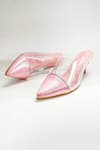 THE ALTER_Pink Cinderella Holographic Stiletto Heels _Online_at_Aza_Fashions