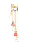 Aditi Bhatt_Purple Enamelled Bulb Dangler Earrings_Online_at_Aza_Fashions