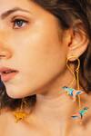 Buy_Aditi Bhatt_Multi Color T-rex Drop Earrings _Online_at_Aza_Fashions