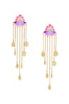 Buy_Aditi Bhatt_Multi Color Paradise Falls Dangler Earrings _at_Aza_Fashions